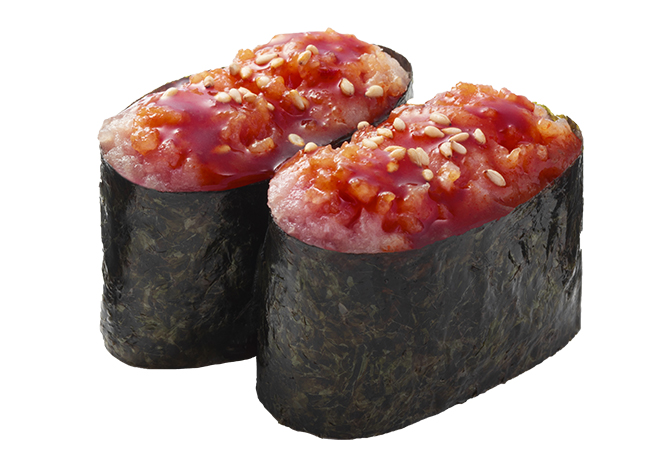 image of Minced Tuna w/ Yukhoe Sauce Gunkan
